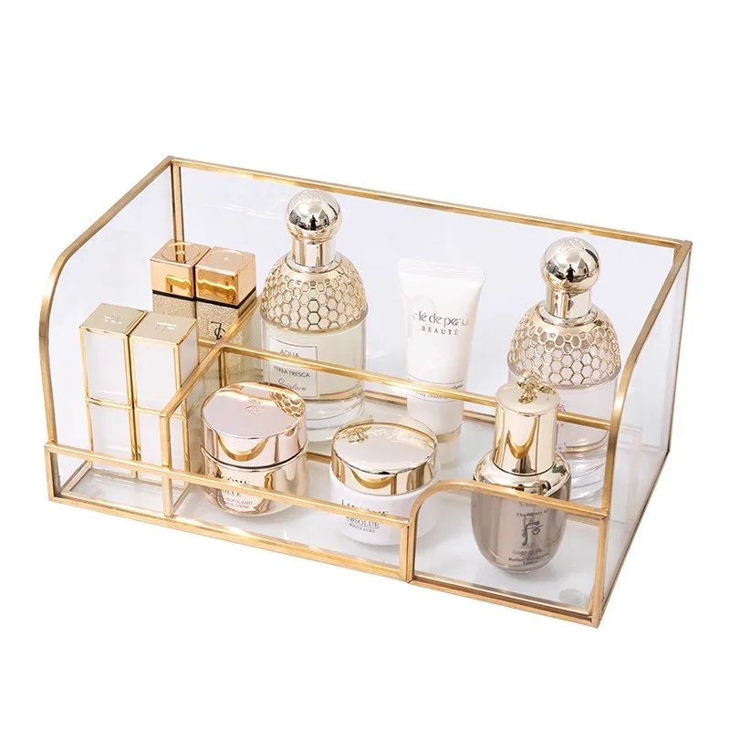 Luxury Skincare Europe - Light Luxury Desktop Cosmetic Organizer Makeup