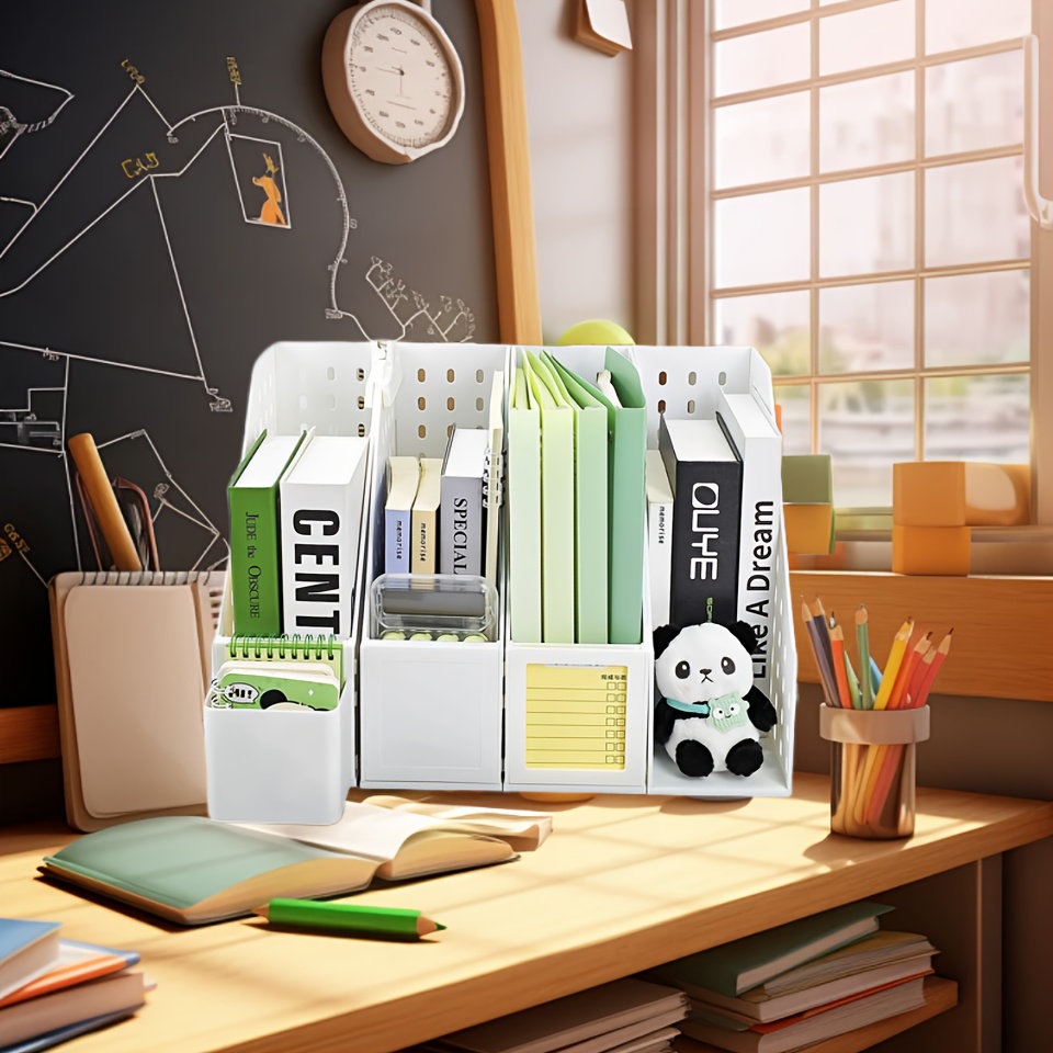 Luxury Skincare Sets - 4pcs Desktop Organizer Set: Makeup Storage