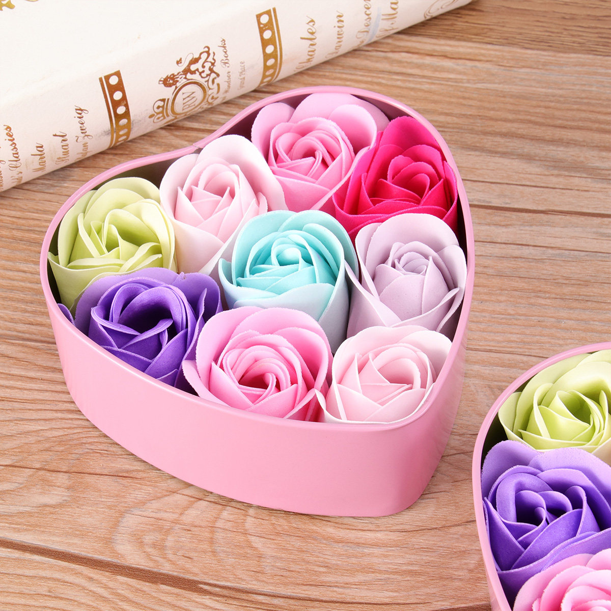 Rose Soap Flower Soap Set in E - огляд і ціна Luxury Skincare Sets