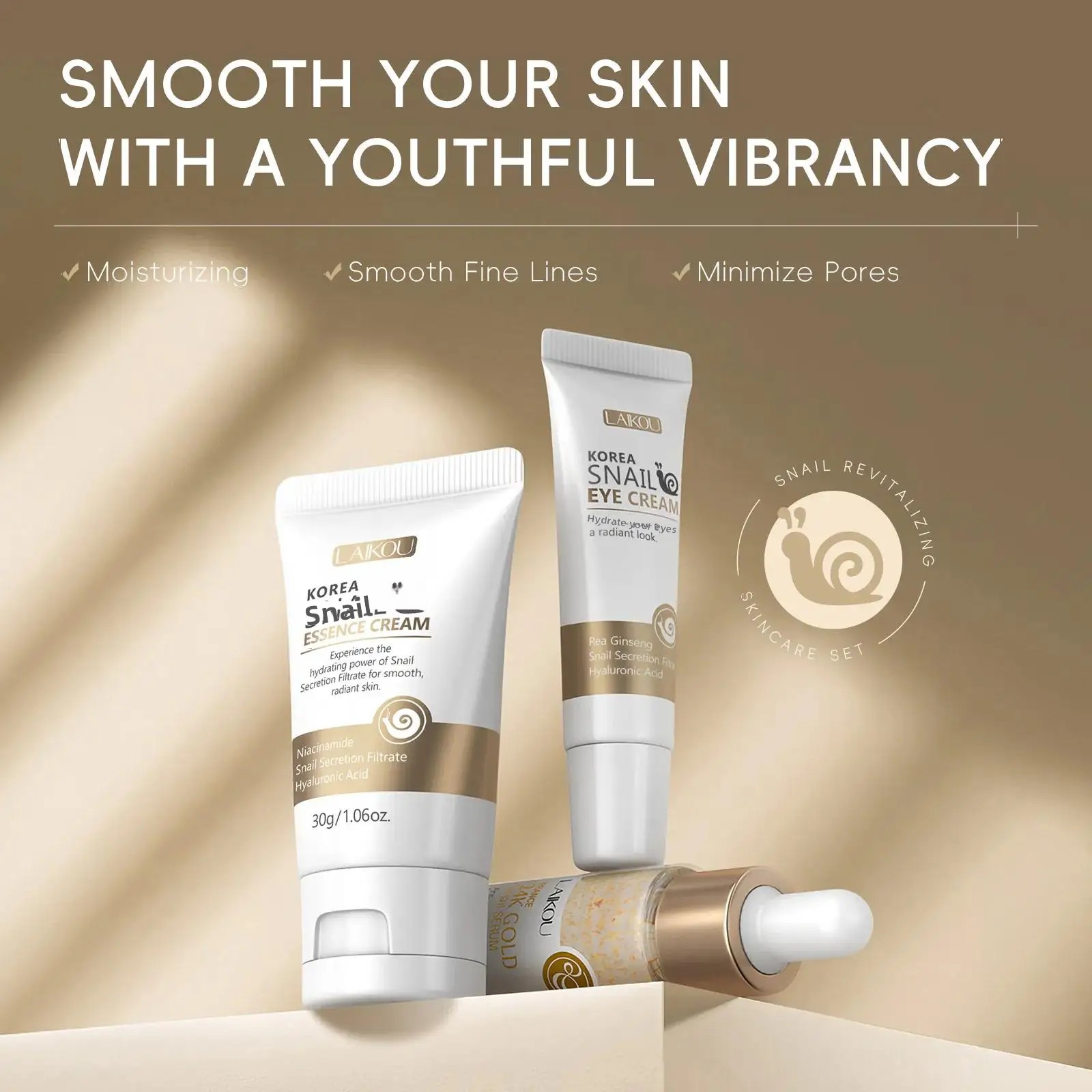 24K Gold Snail Repair Serum Ey - огляд і ціна Luxury Skincare Lines