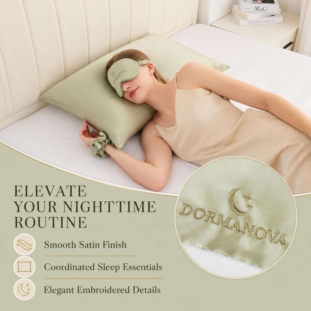 Luxury Satin Sleep Set – Satin - огляд і ціна Luxury Skincare Gift Box