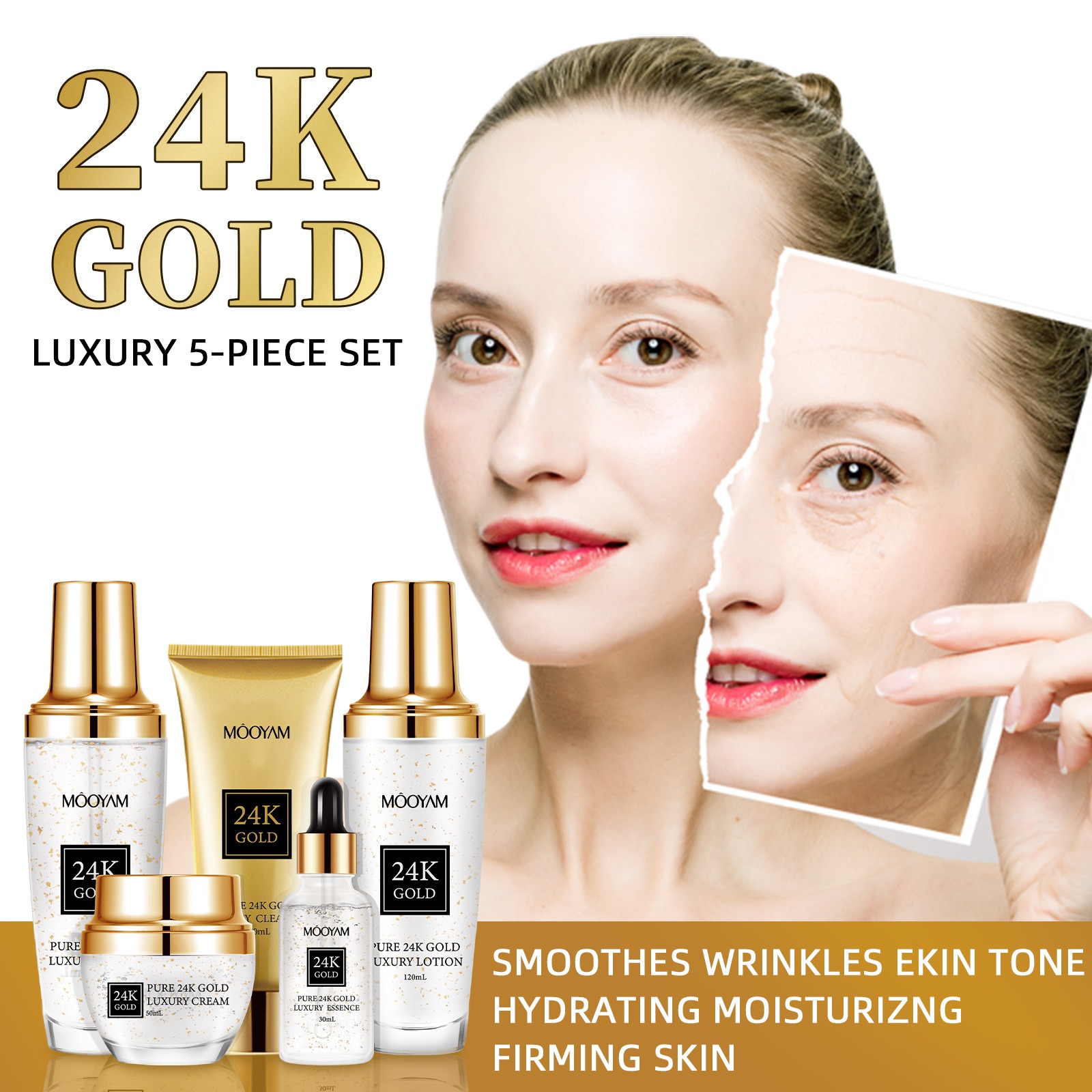 24K Gold LUXURY Moisturizin An - огляд і ціна Luxury Skincare Lines