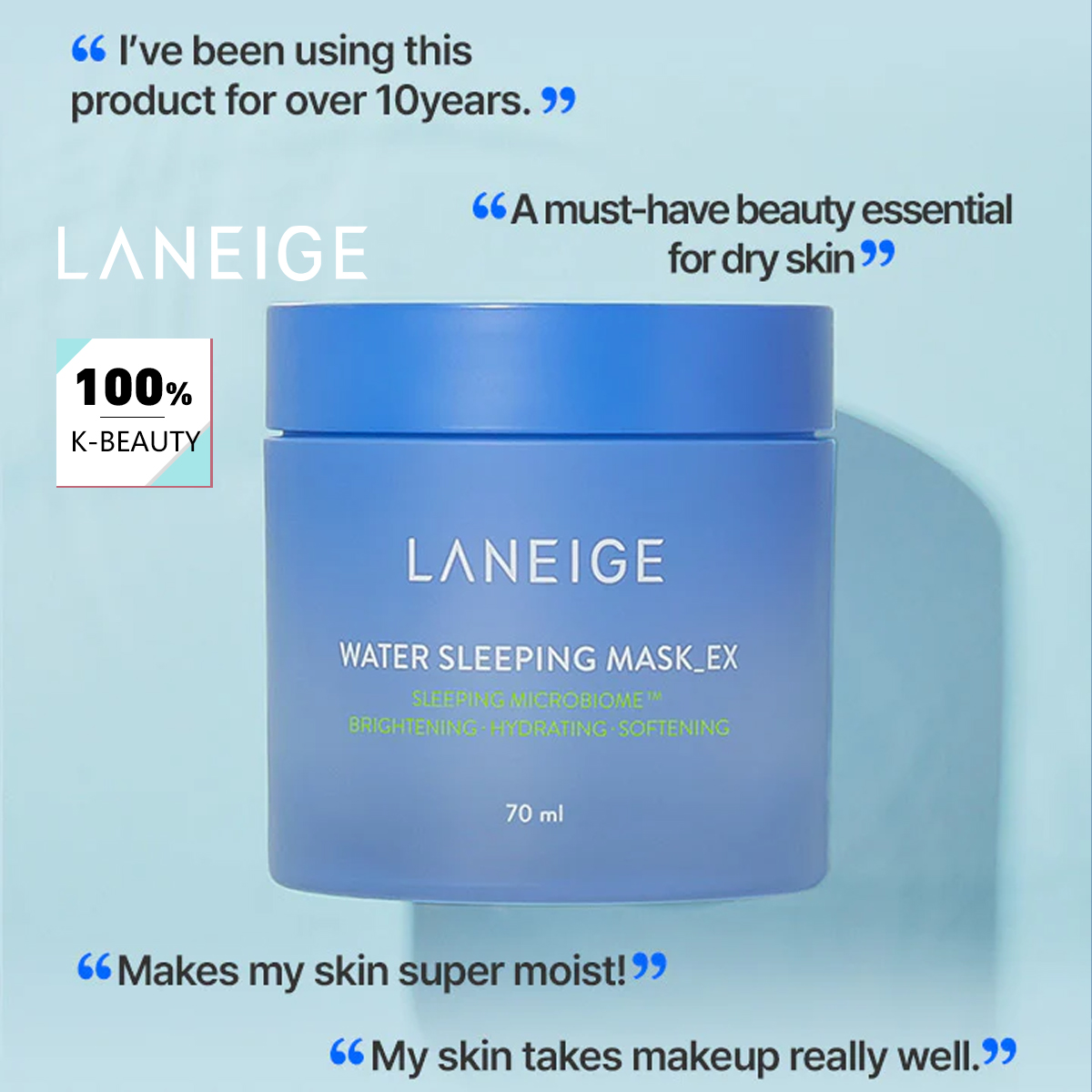LANEIGE Water Sleeping Mask 70 - огляд і ціна Luxury Skincare In Korea