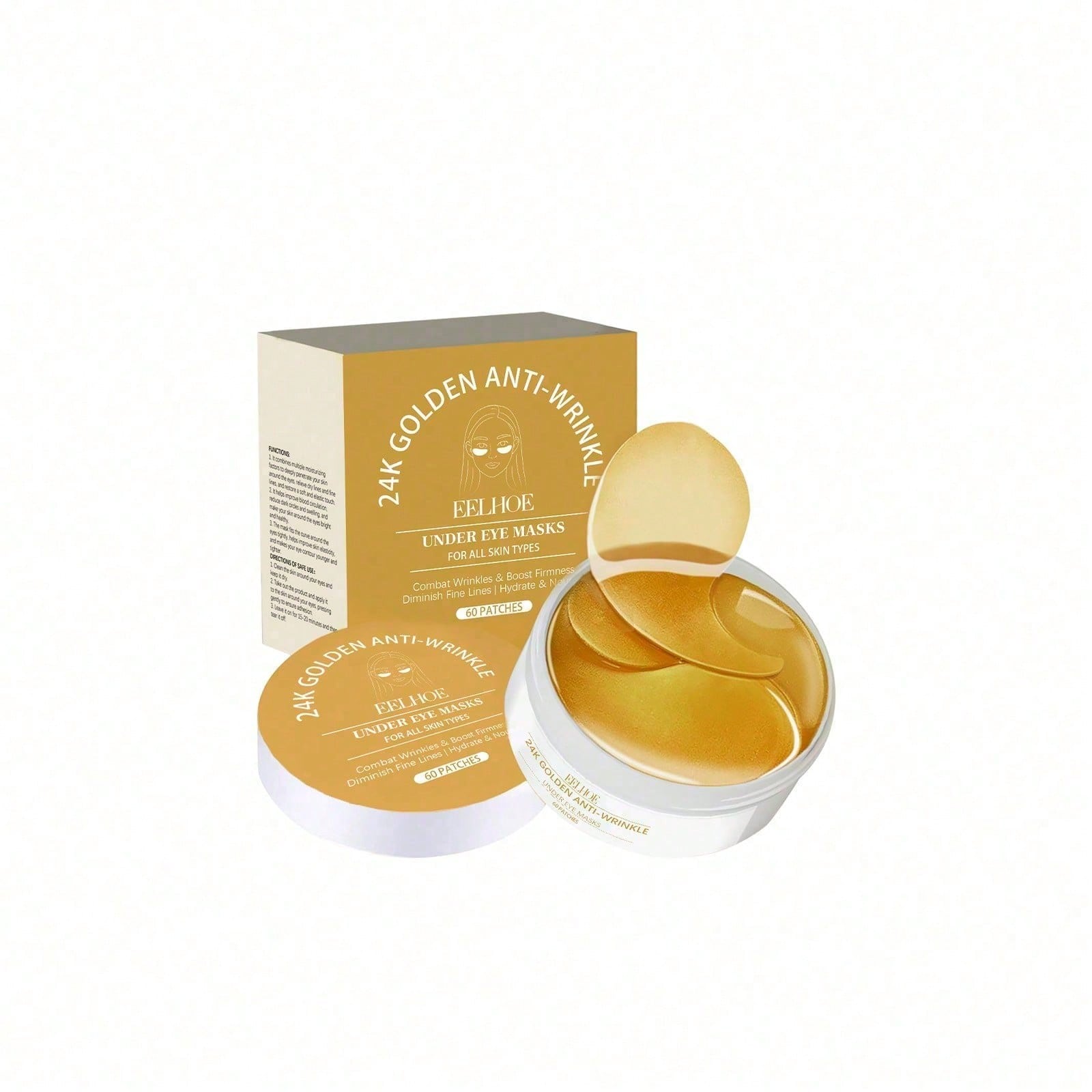 24K Gold Eye Mask, 60 Count Lu - огляд і ціна Luxury Skincare Lines