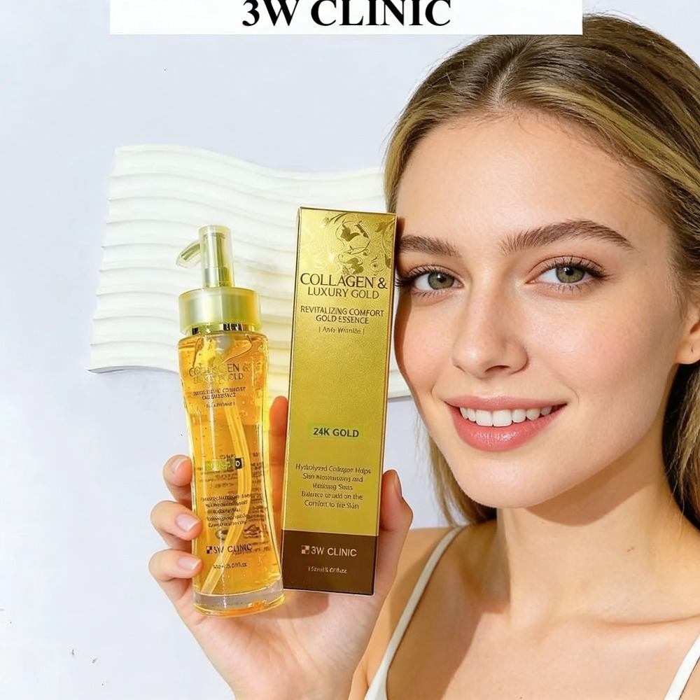 3WCLINIC Collagen & Luxury Gol - огляд і ціна Luxury Skincare In Korea